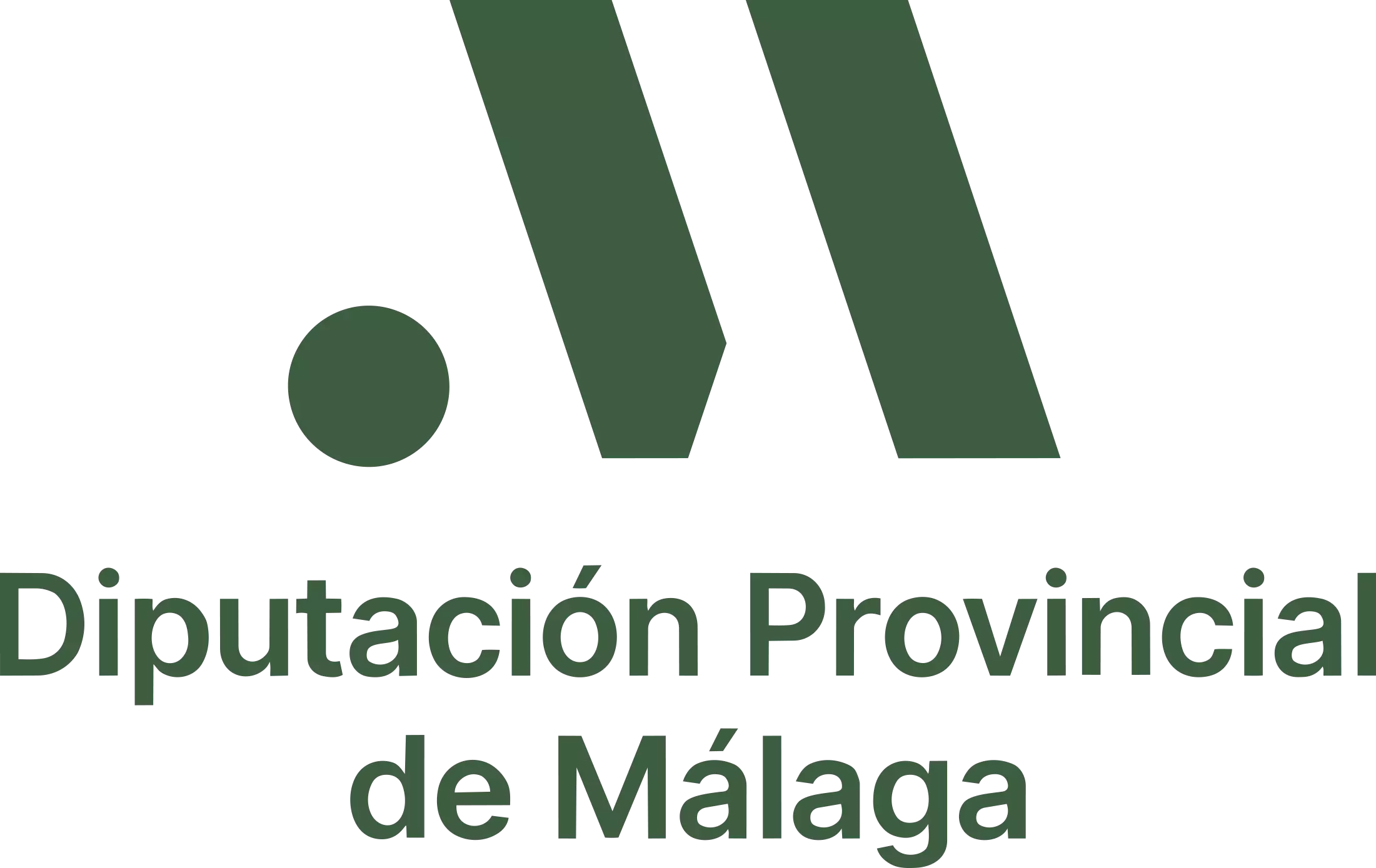 Logo Diputación Provincial de Málaga verde